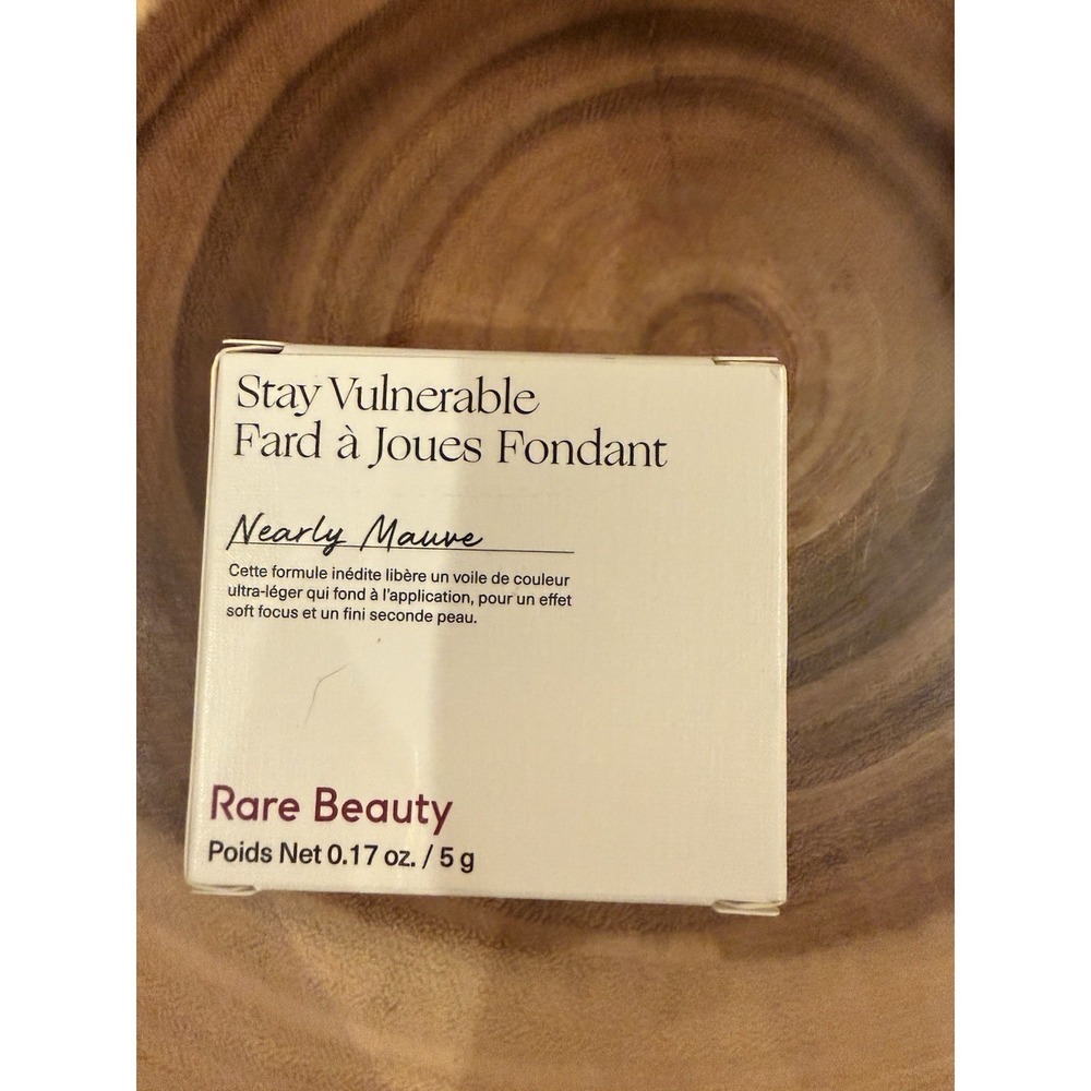 Rare Beauty Selena Gomez Stay Vulnerable Melting Cream Blush NEARLY Mauve NIB